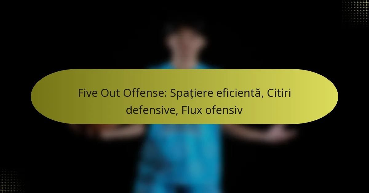 Five Out Offense: Spațiere eficientă, Citiri defensive, Flux ofensiv
